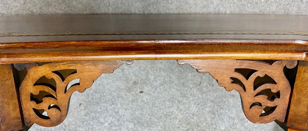 Walnut Kidney Shaped Writing Table View IX