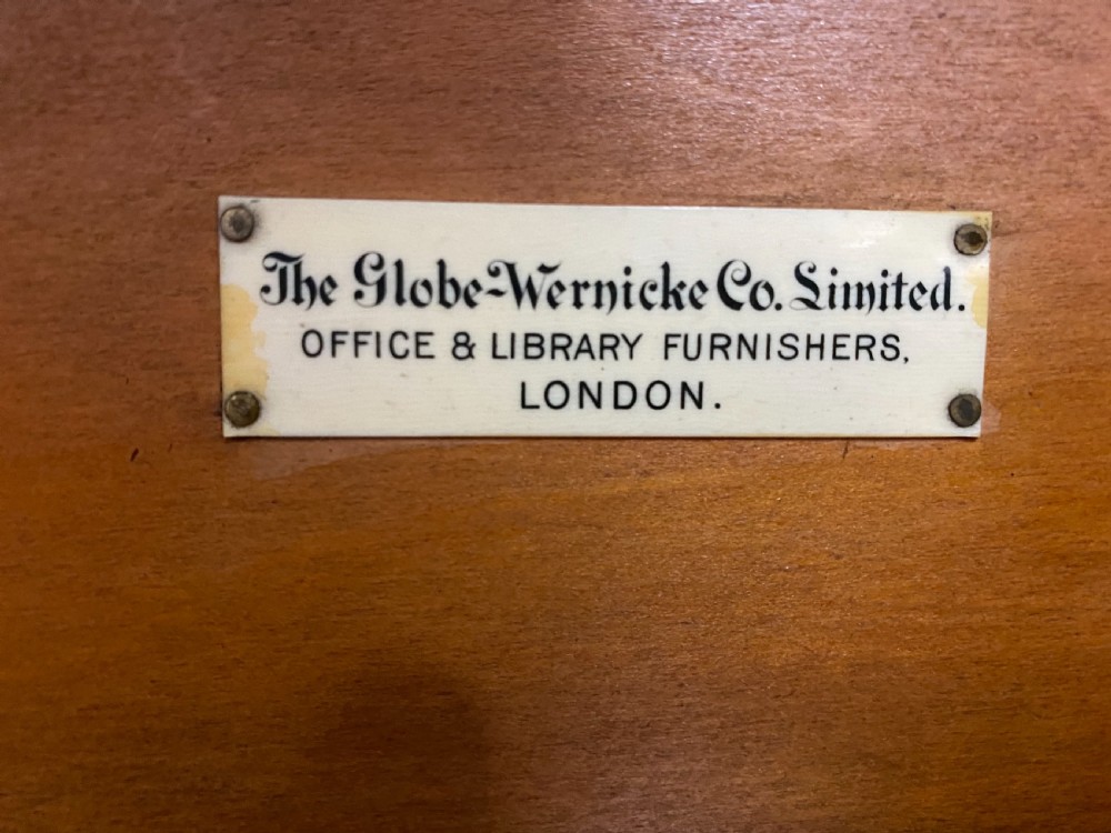 Pair of Oak 6 Section Globe Wernicke Bookcases View III