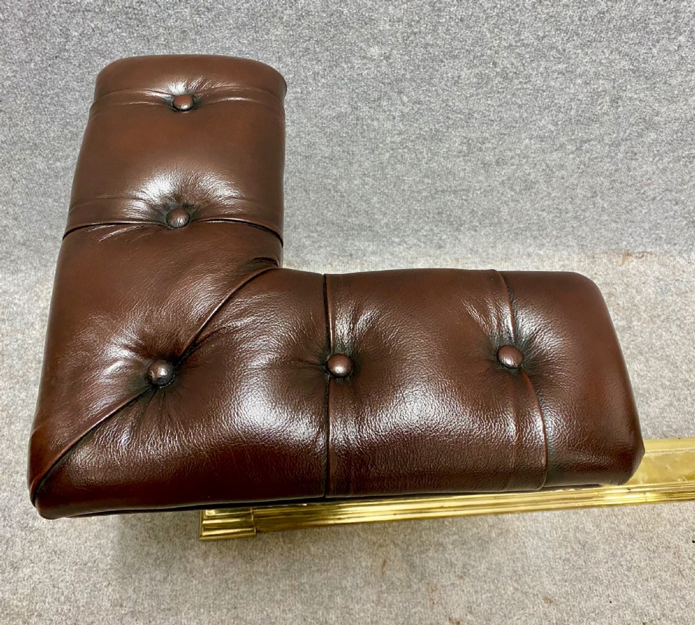 Victorian Brass and Leather Club Fender View II