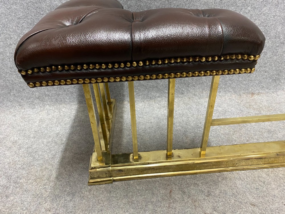 Victorian Brass and Leather Club Fender View III