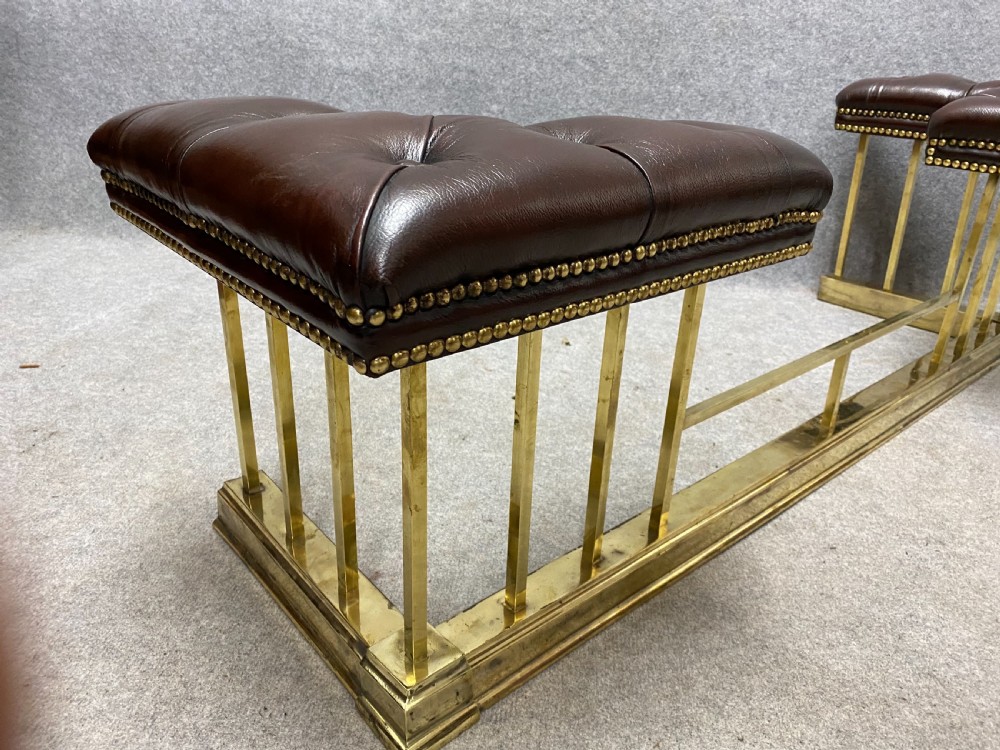 Victorian Brass and Leather Club Fender View IV