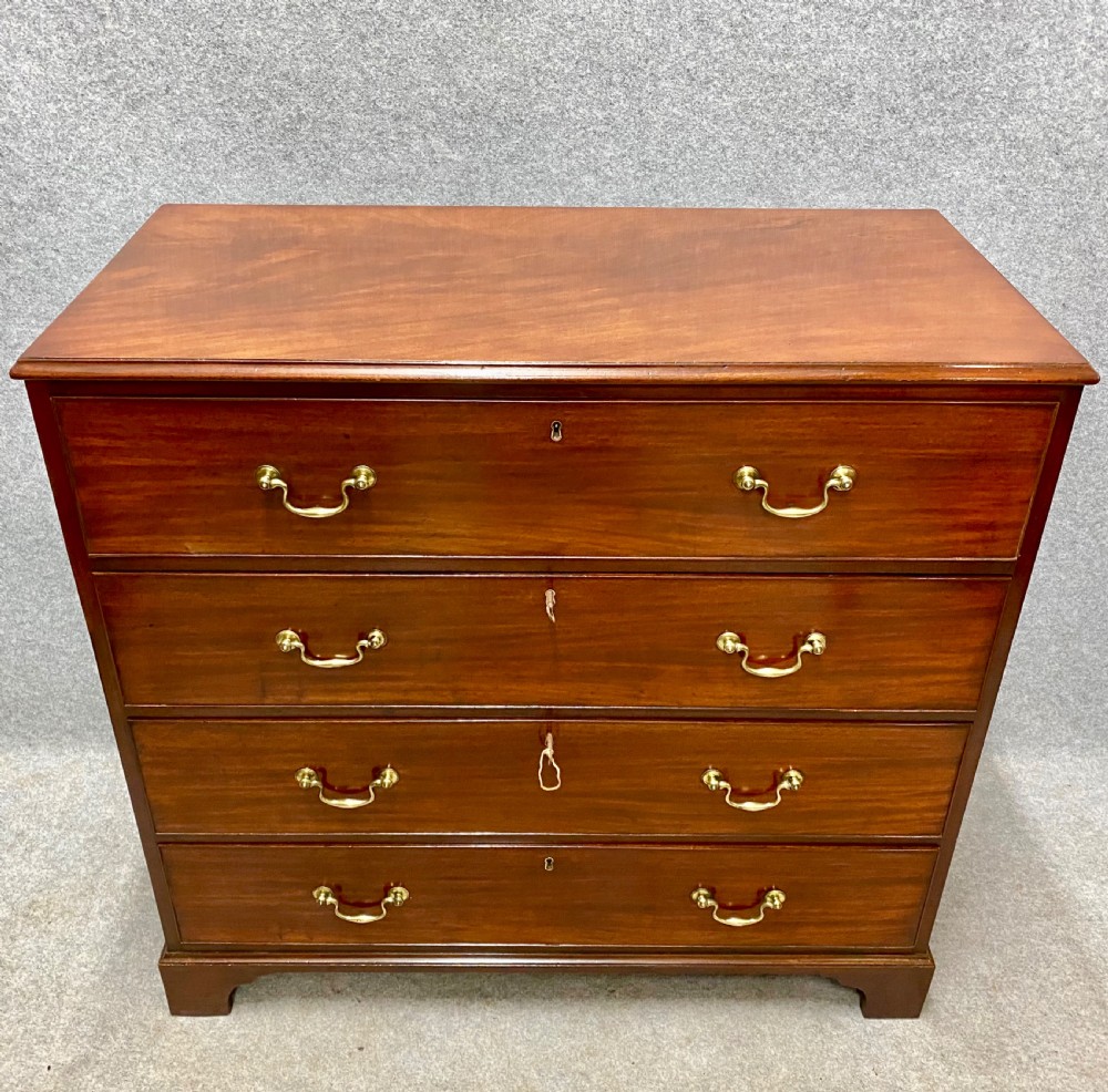 George III Mahogany Secretaire Chest of Drawers View IV