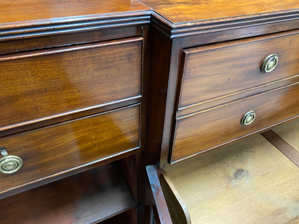 George III Mahogany Secretaire Bookcase View VII