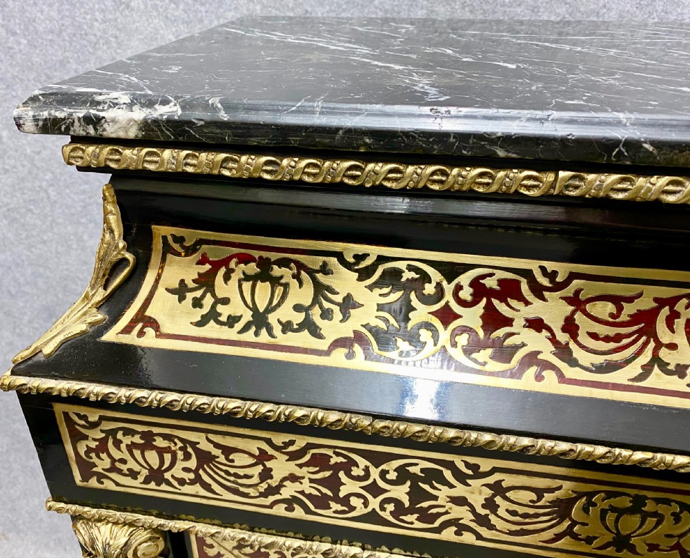 Napoleon III Style Boulle Side Cabinet View IV