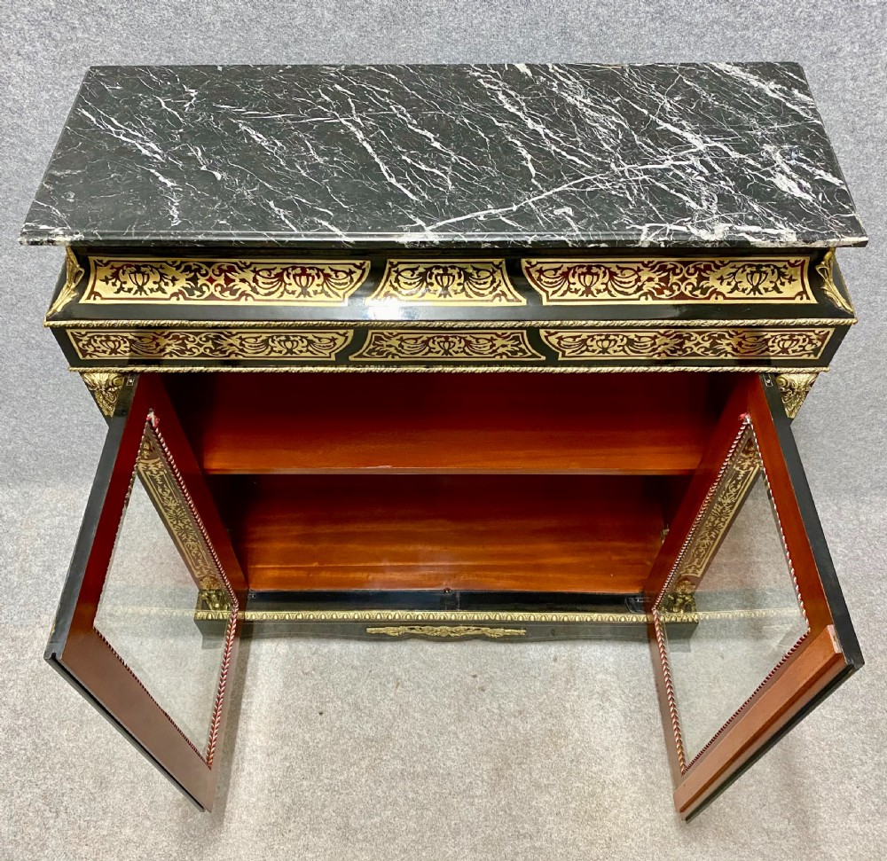 Napoleon III Style Boulle Side Cabinet View XI