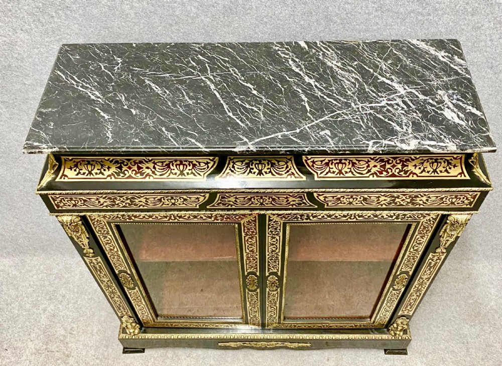 Napoleon III Style Boulle Side Cabinet View XII