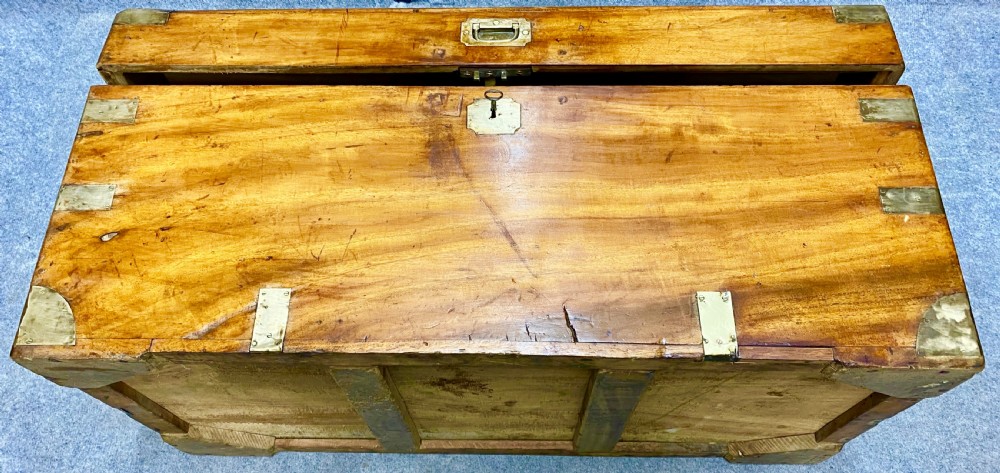 Anglo- Indian Campaign Camphor Wood Trunk View III