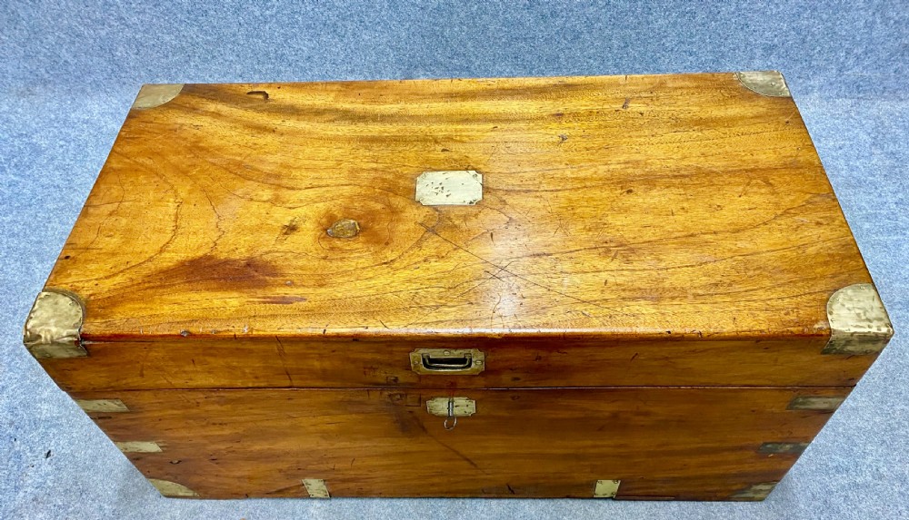 Anglo- Indian Campaign Camphor Wood Trunk View IV