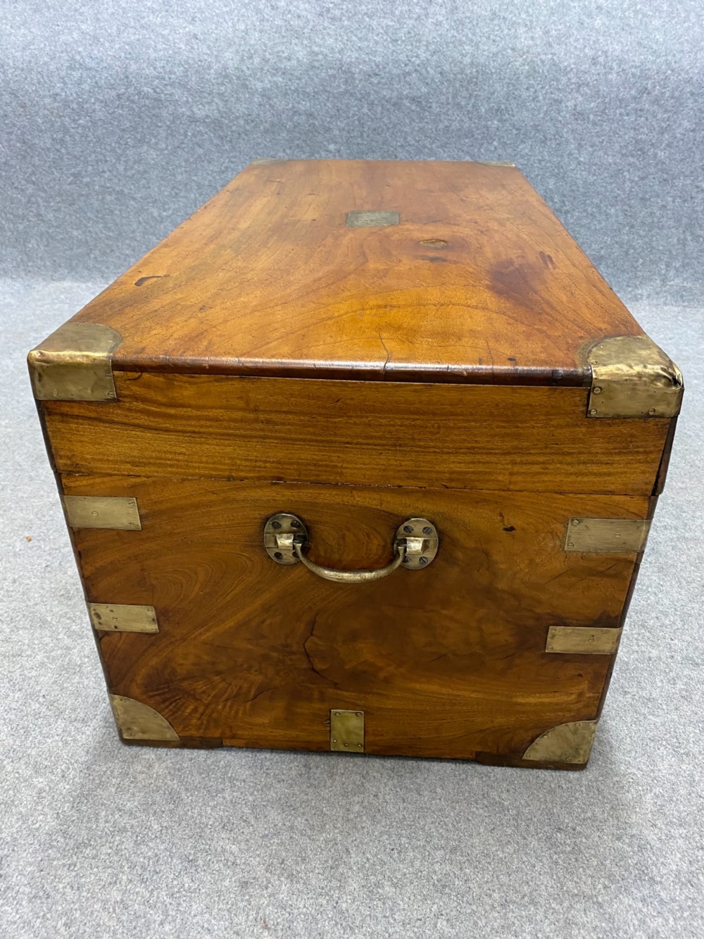 Anglo- Indian Campaign Camphor Wood Trunk View VI