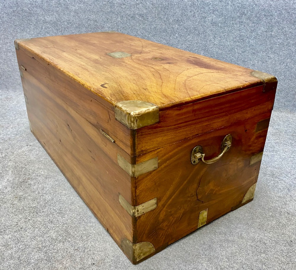 Anglo- Indian Campaign Camphor Wood Trunk View VII