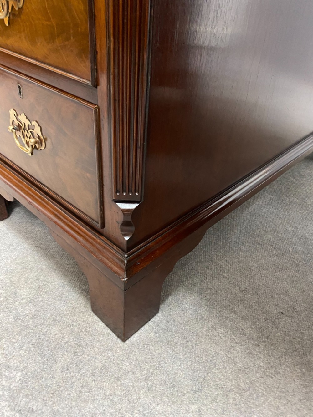 Edwardian Mahogany Partners Desk View V