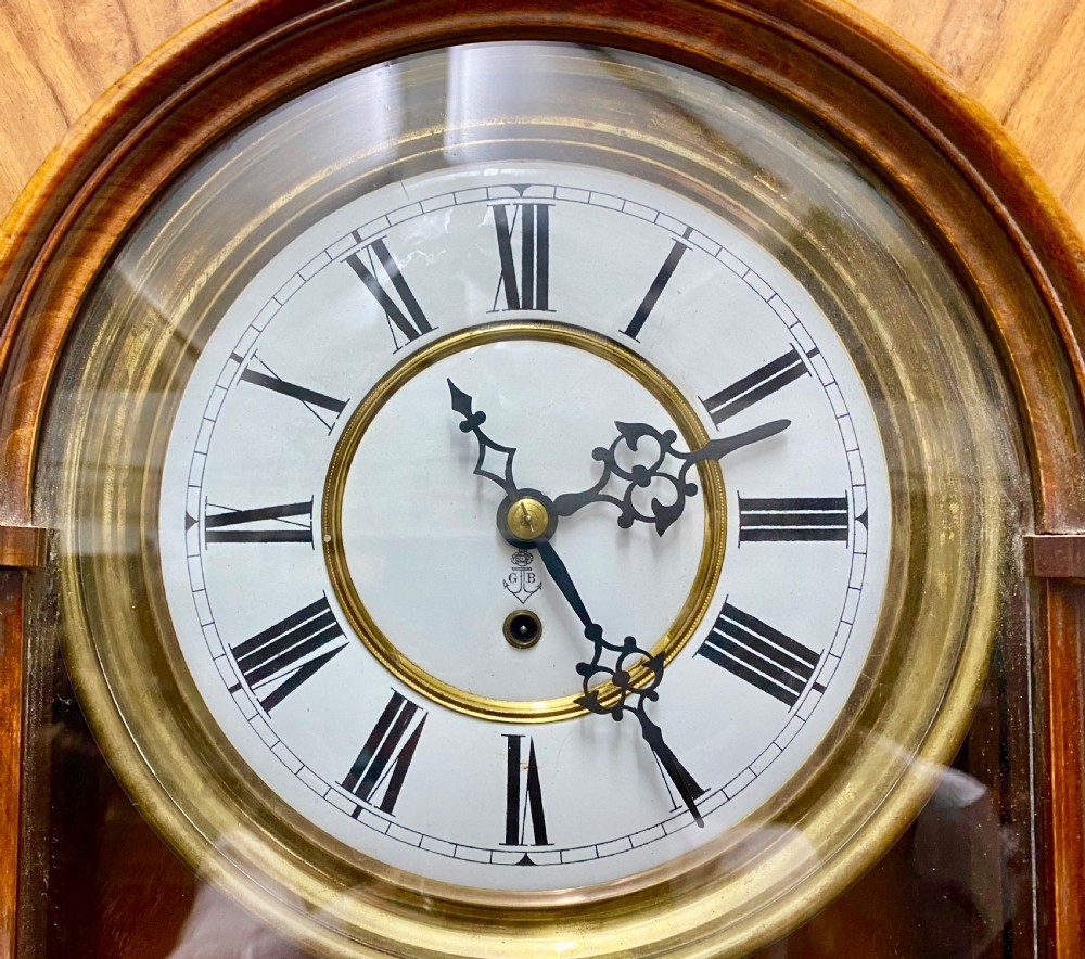 Large Vienna Wall Clock by Gustav Becker View XI