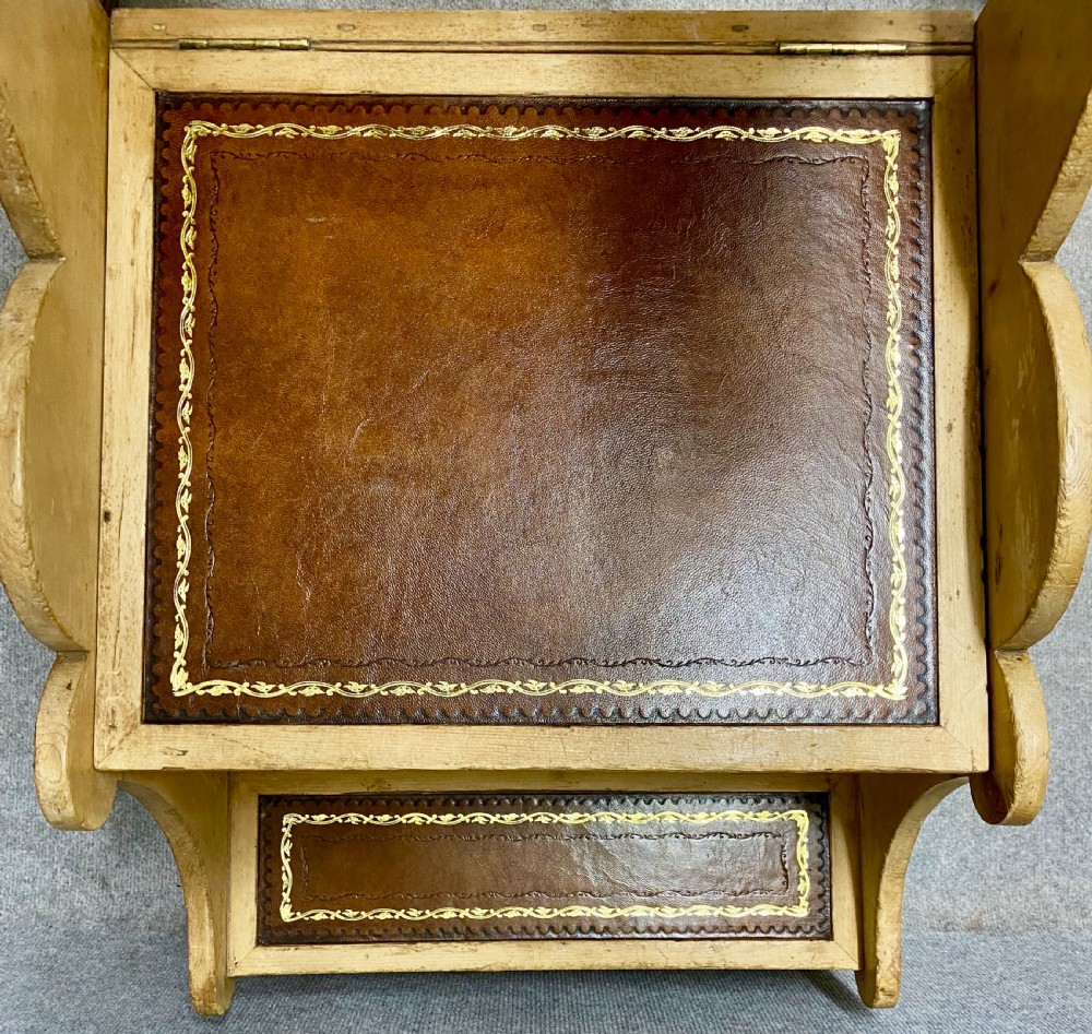 19th.Century Pine Library Steps View VII
