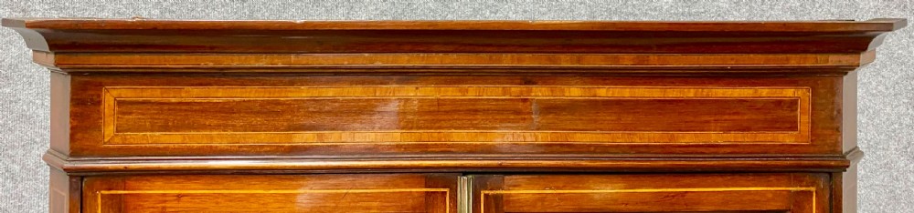 Edwardian Inlaid Corner Cabinet View III