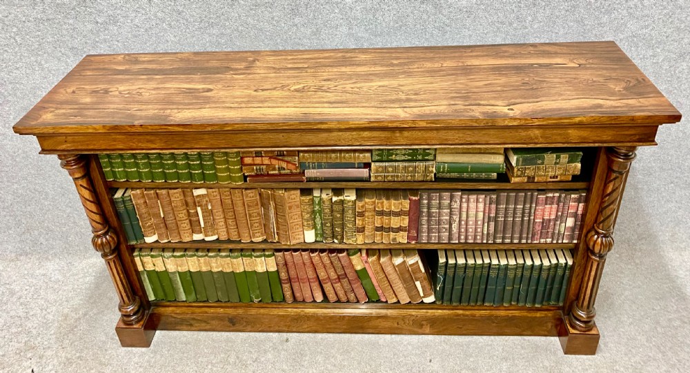 Good Quality Rosewood Open Bookcase View II