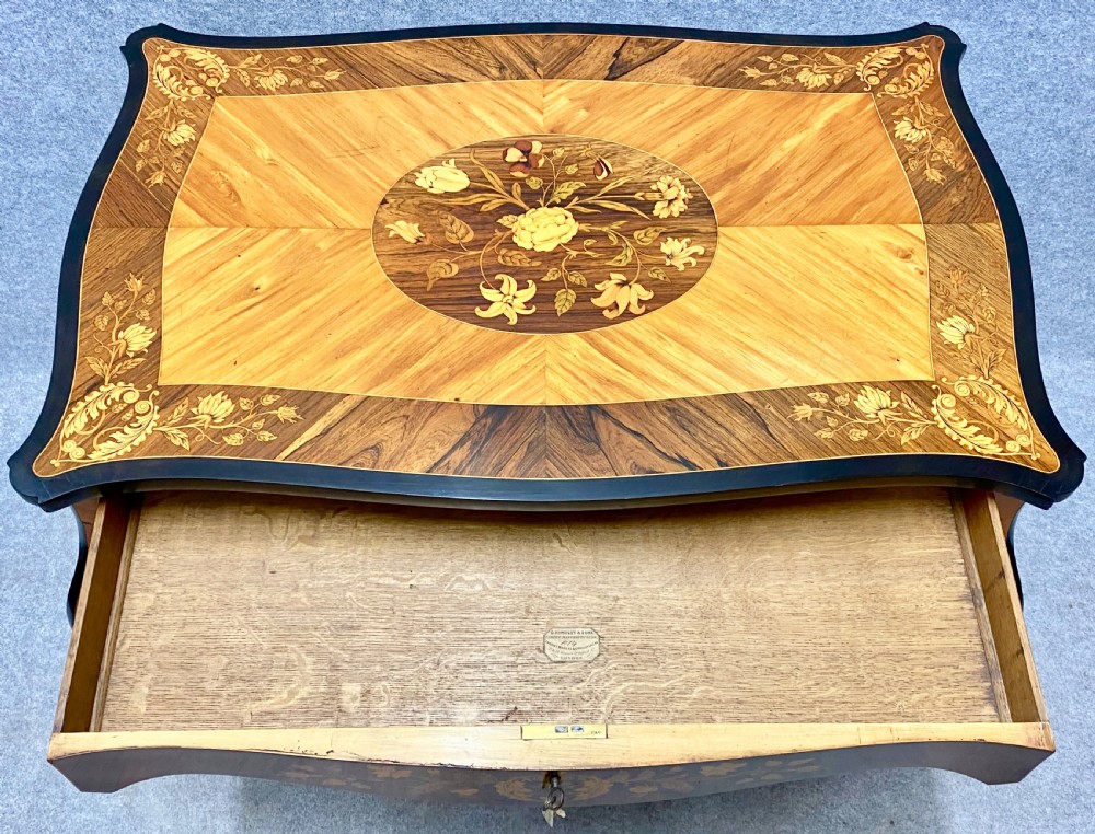Fine Antique Satinwood & Marquetry Inlaid Centre Table View III