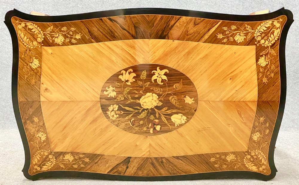 Fine Antique Satinwood & Marquetry Inlaid Centre Table View XI