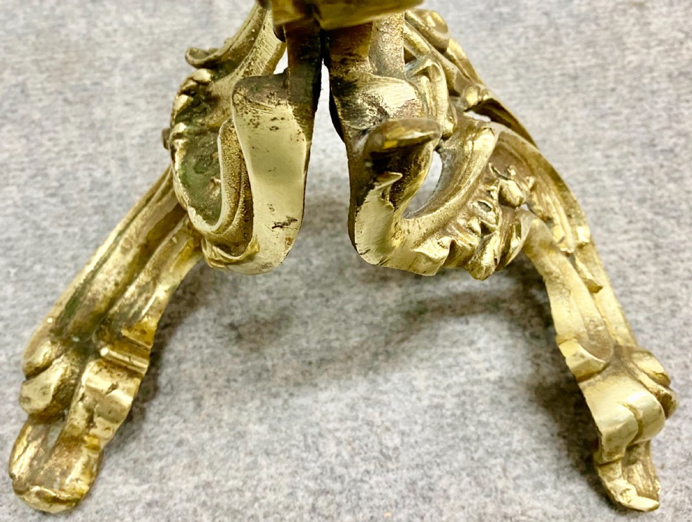 French Brass Rococo Style Fire Screen View VIII