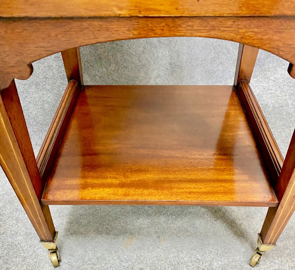 Good Pair of Edwardian Inlaid Bedside Cabinets View X