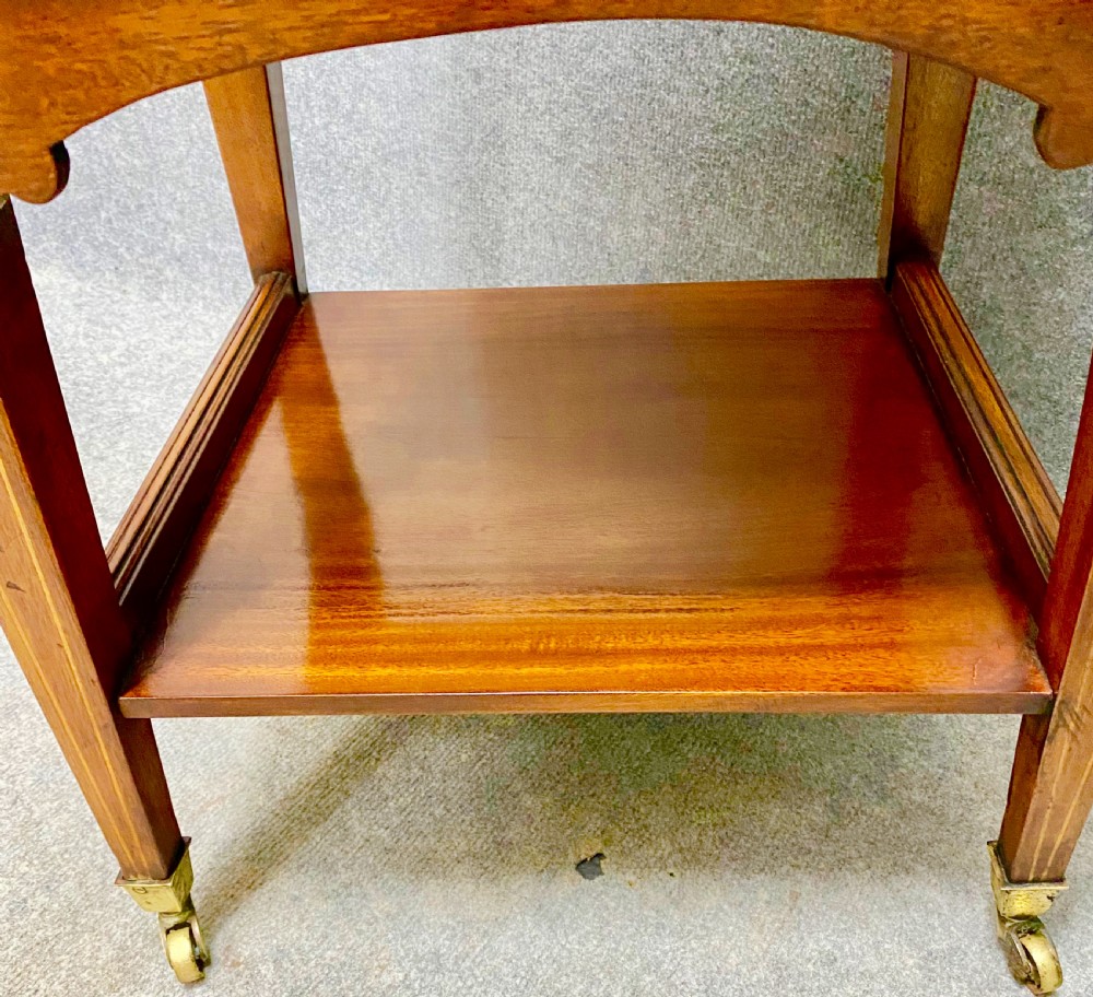 Good Pair of Edwardian Inlaid Bedside Cabinets View XI