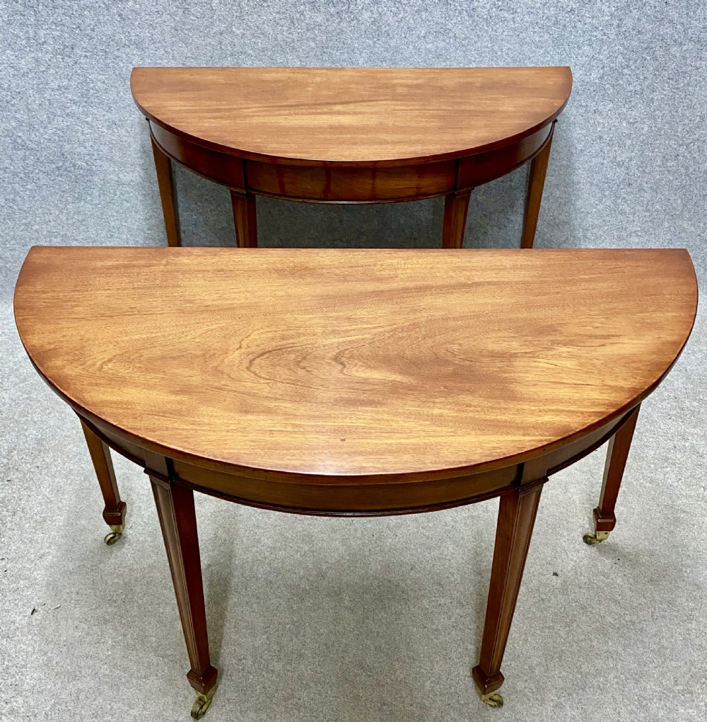 Superior Quality Pair of George III Console Tables