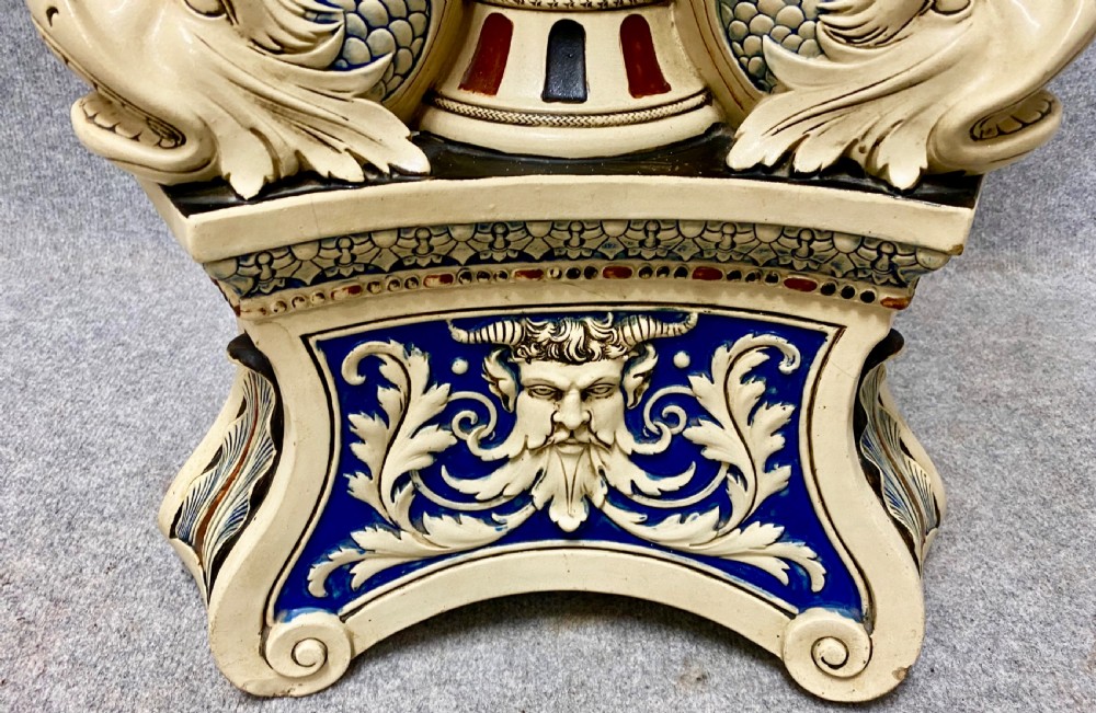 Impressive Large Antique Jardiniere on Stand View VI