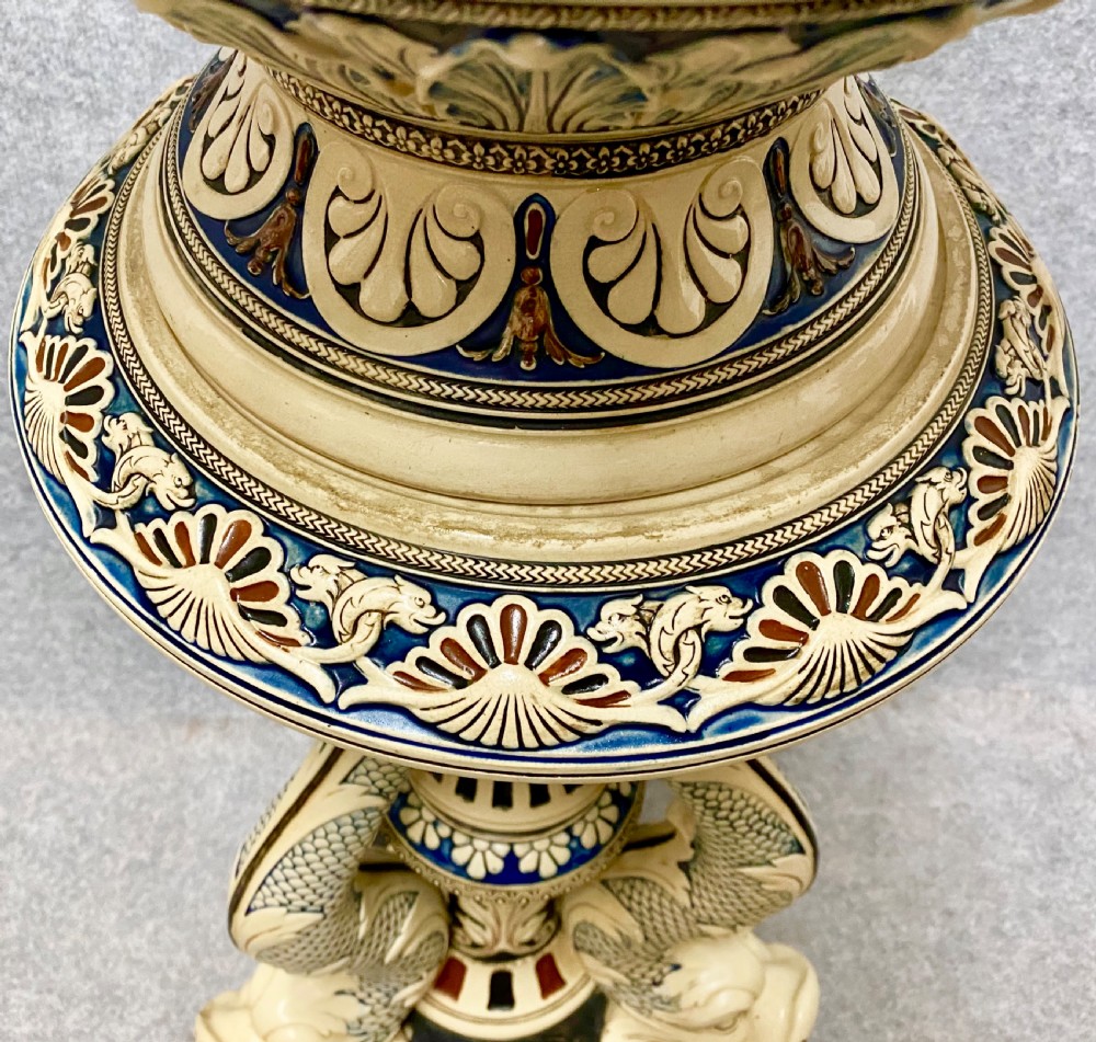 Impressive Large Antique Jardiniere on Stand View VII