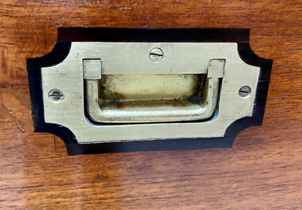 Unusual 19th.C.2 Part  Campaign Chest  View IV