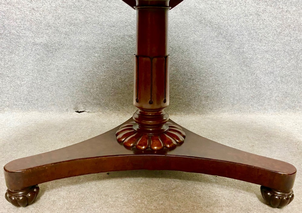 Good Quality Plum Pudding Mahogany Breakfast Table View IV