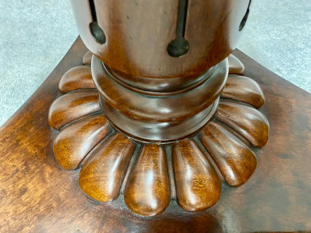 Good Quality Plum Pudding Mahogany Breakfast Table View IX