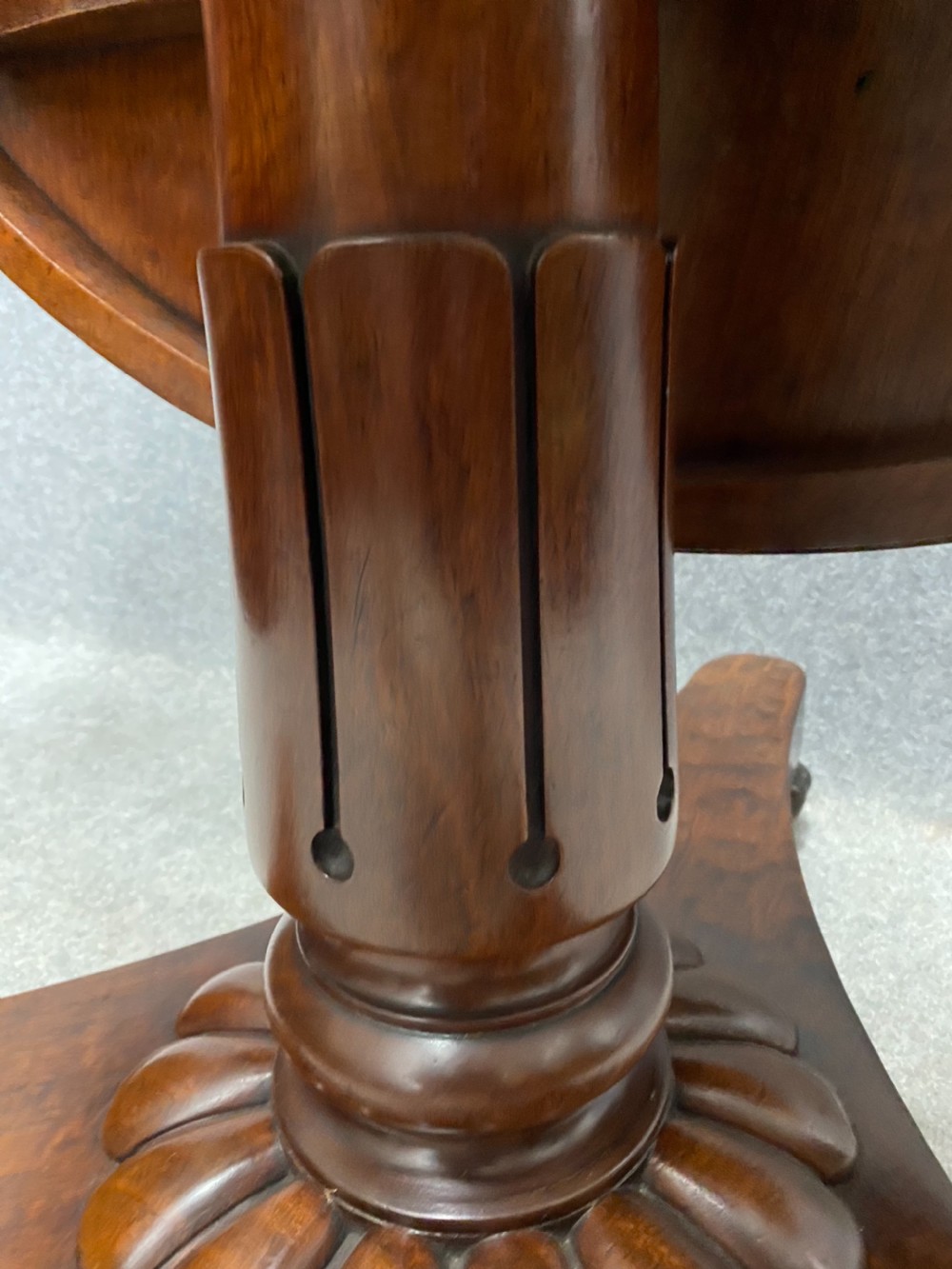 Good Quality Plum Pudding Mahogany Breakfast Table View X