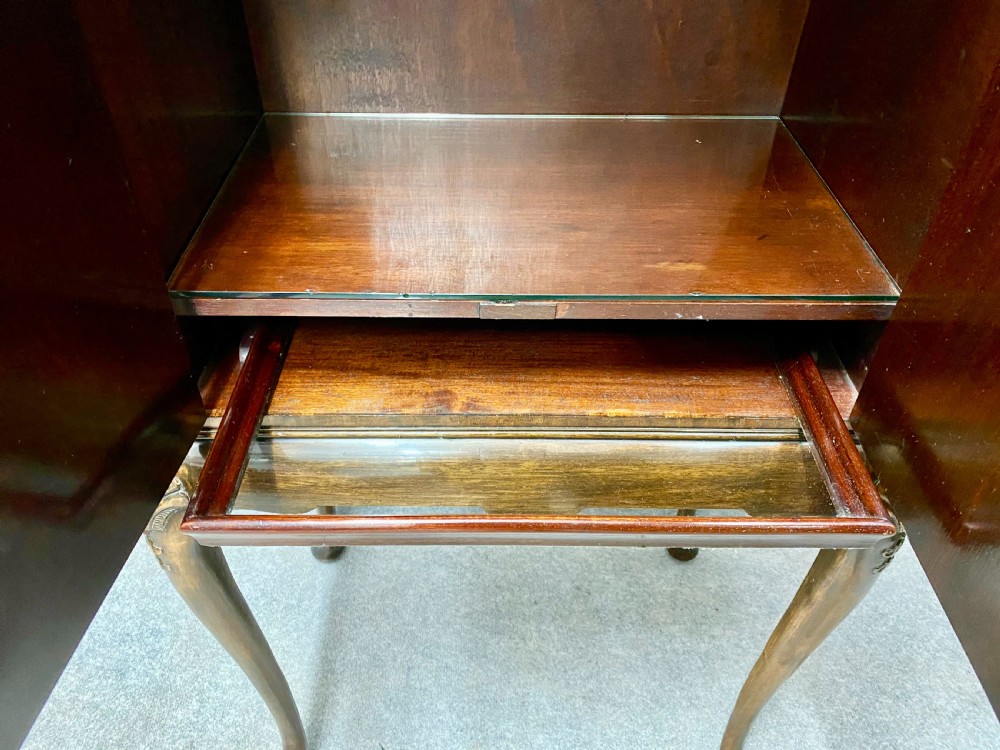 Flame Mahogany Cocktail Cabinet View III