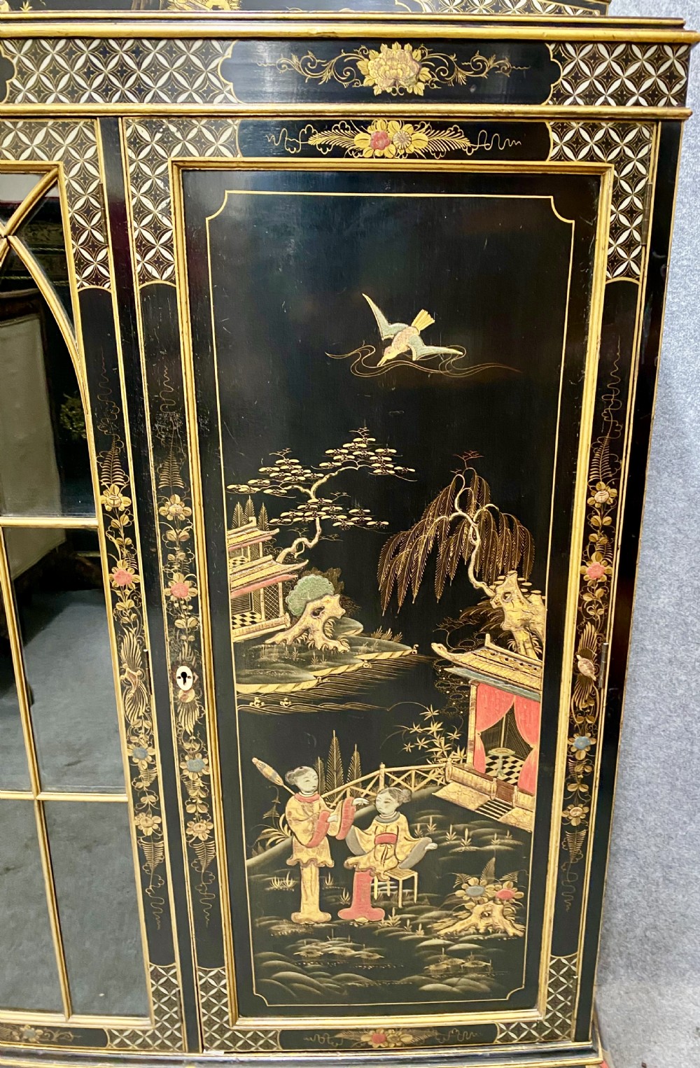 Large Chinoiserie Side Cabinet  View IV