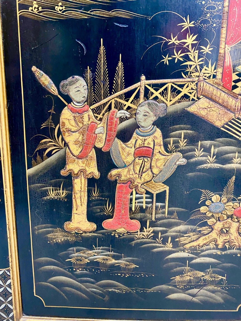 Large Chinoiserie Side Cabinet  View V