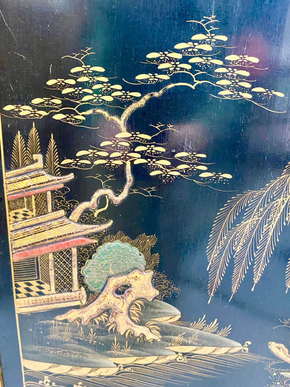 Large Chinoiserie Side Cabinet  View VI