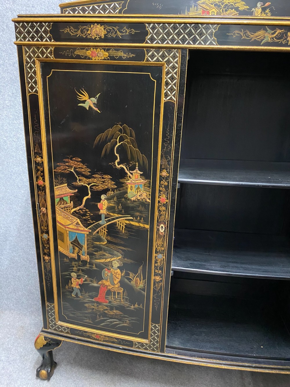 Large Chinoiserie Side Cabinet  View XI