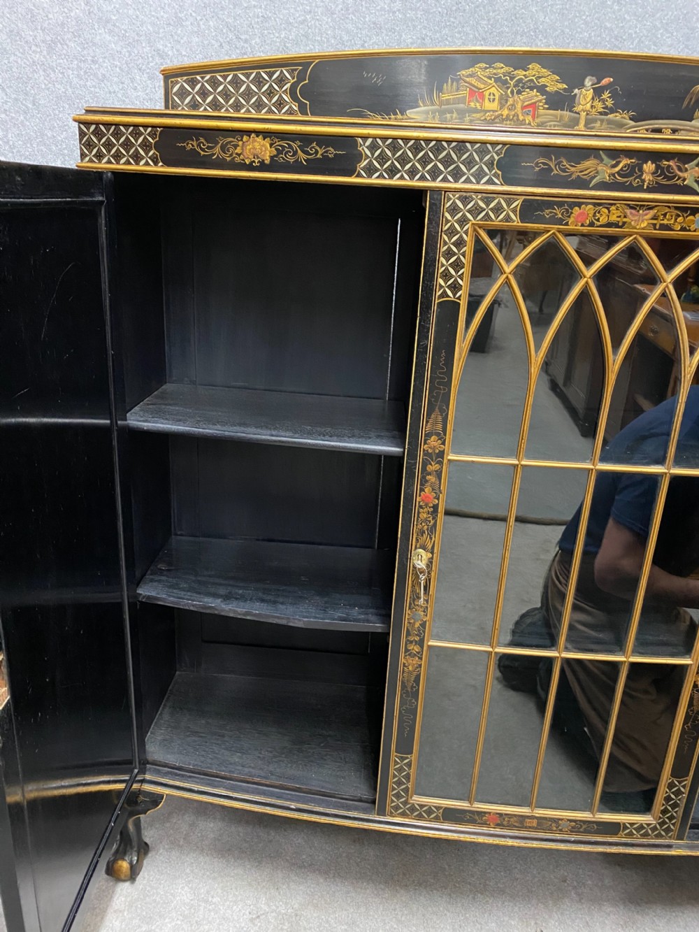 Large Chinoiserie Side Cabinet  View XII