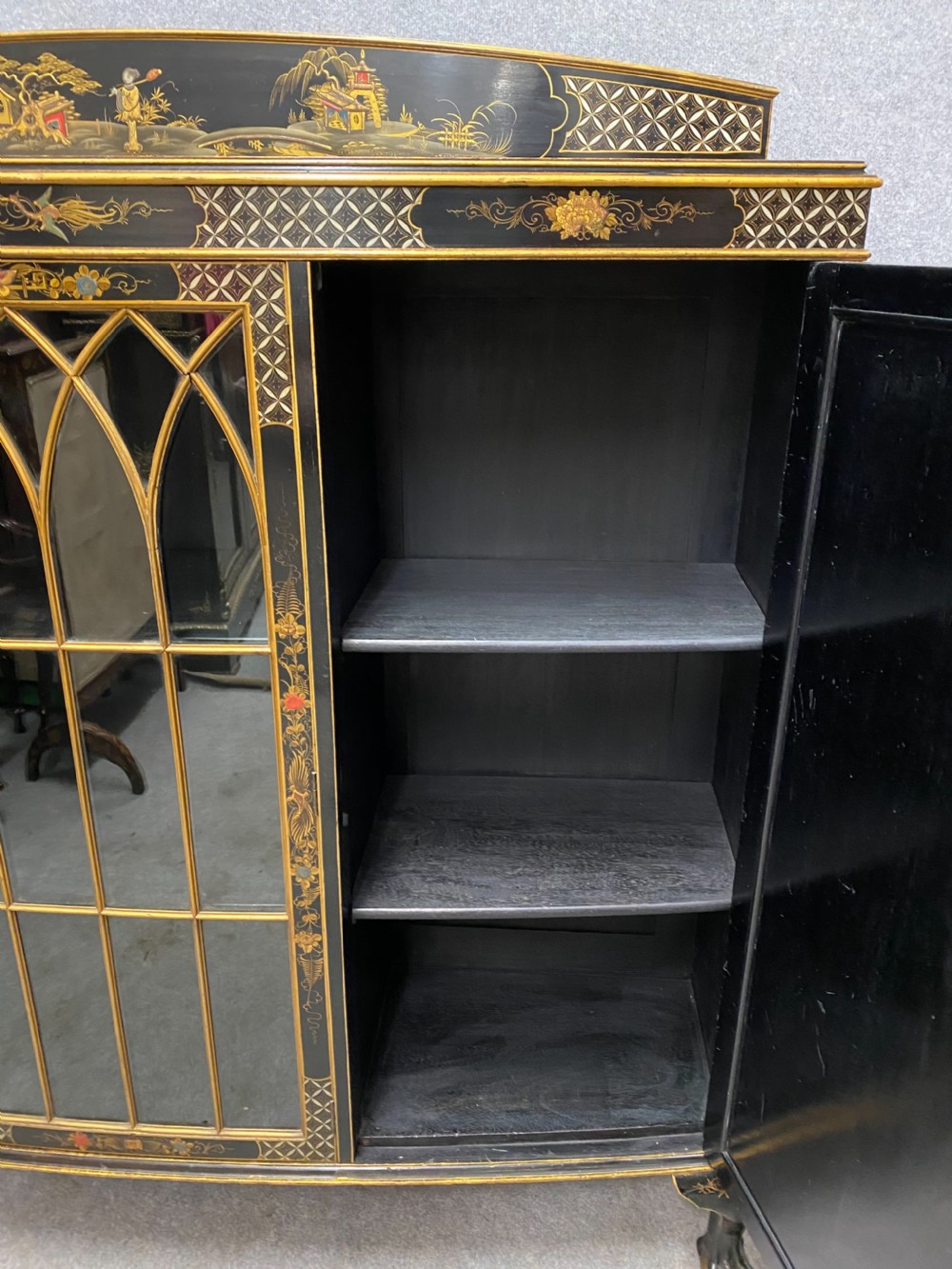 Large Chinoiserie Side Cabinet  View XIII