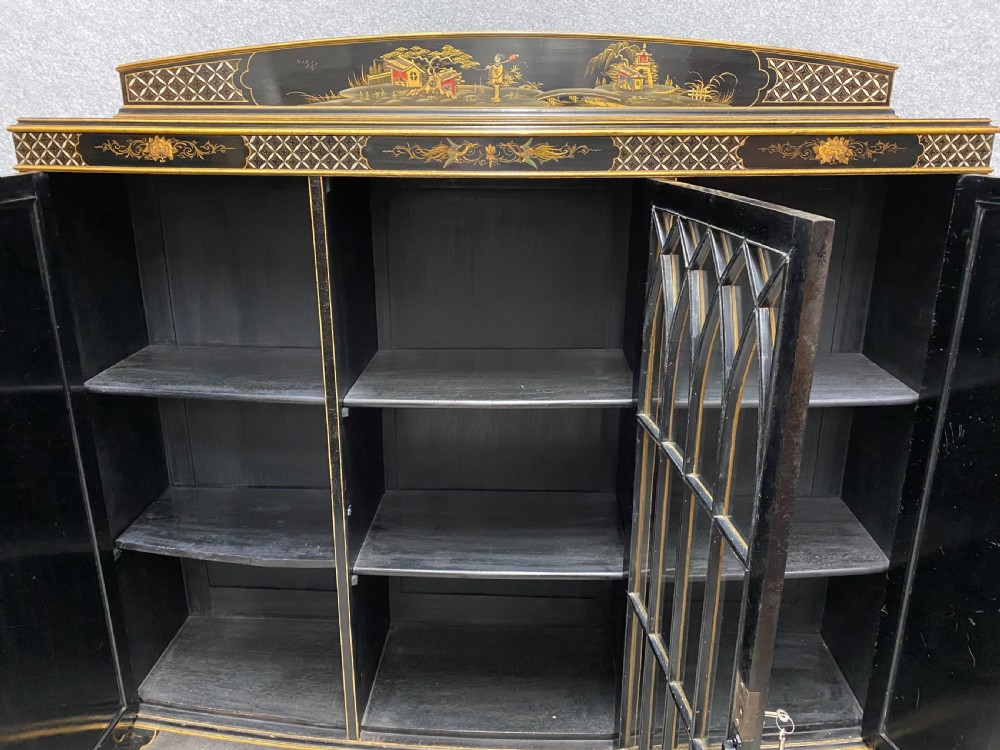 Large Chinoiserie Side Cabinet  View XIV
