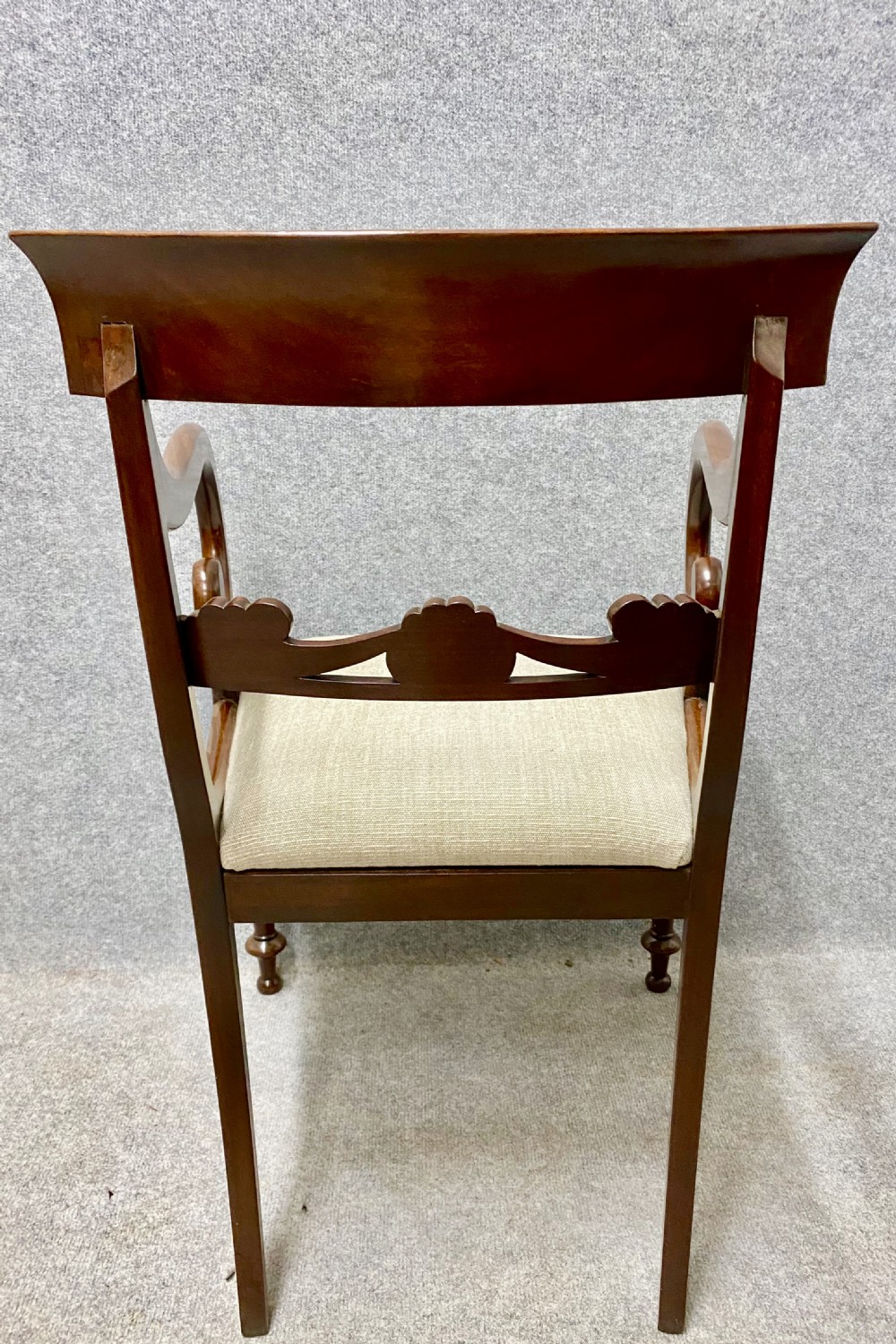 Very Good Set of 8 (6+2) William IV Mahogany Dining Chairs. View XIII