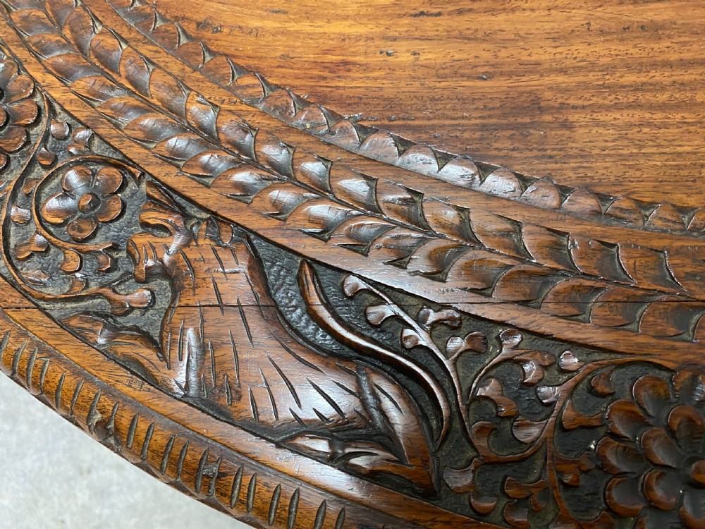 Good Anglo Indian Elephant Coffee Table View III