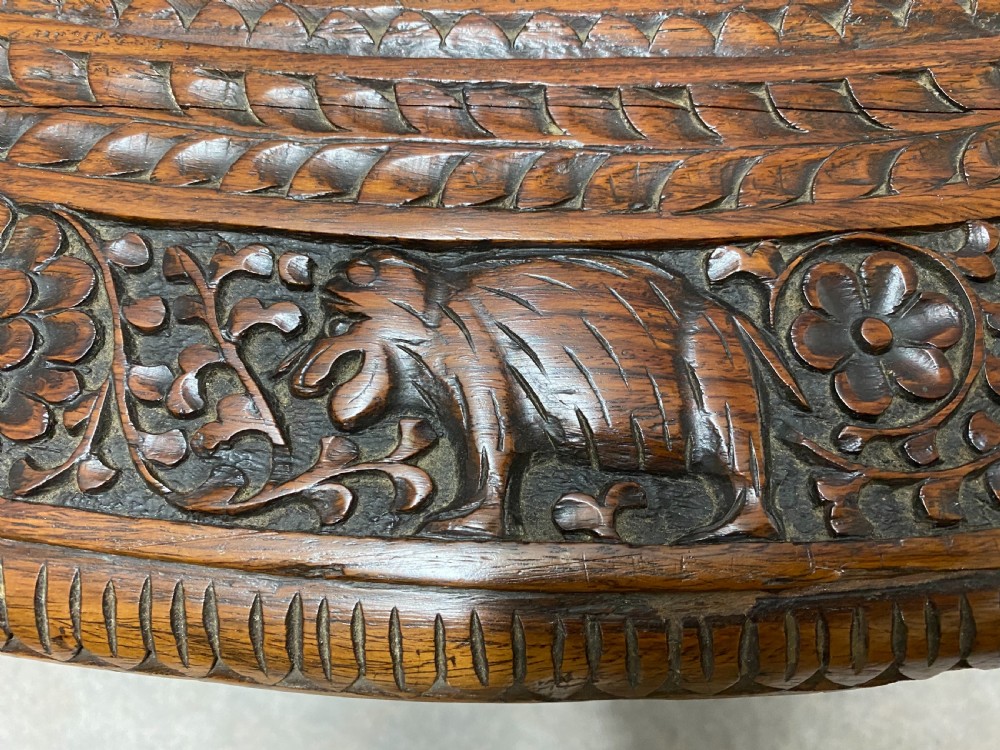 Good Anglo Indian Elephant Coffee Table View IV