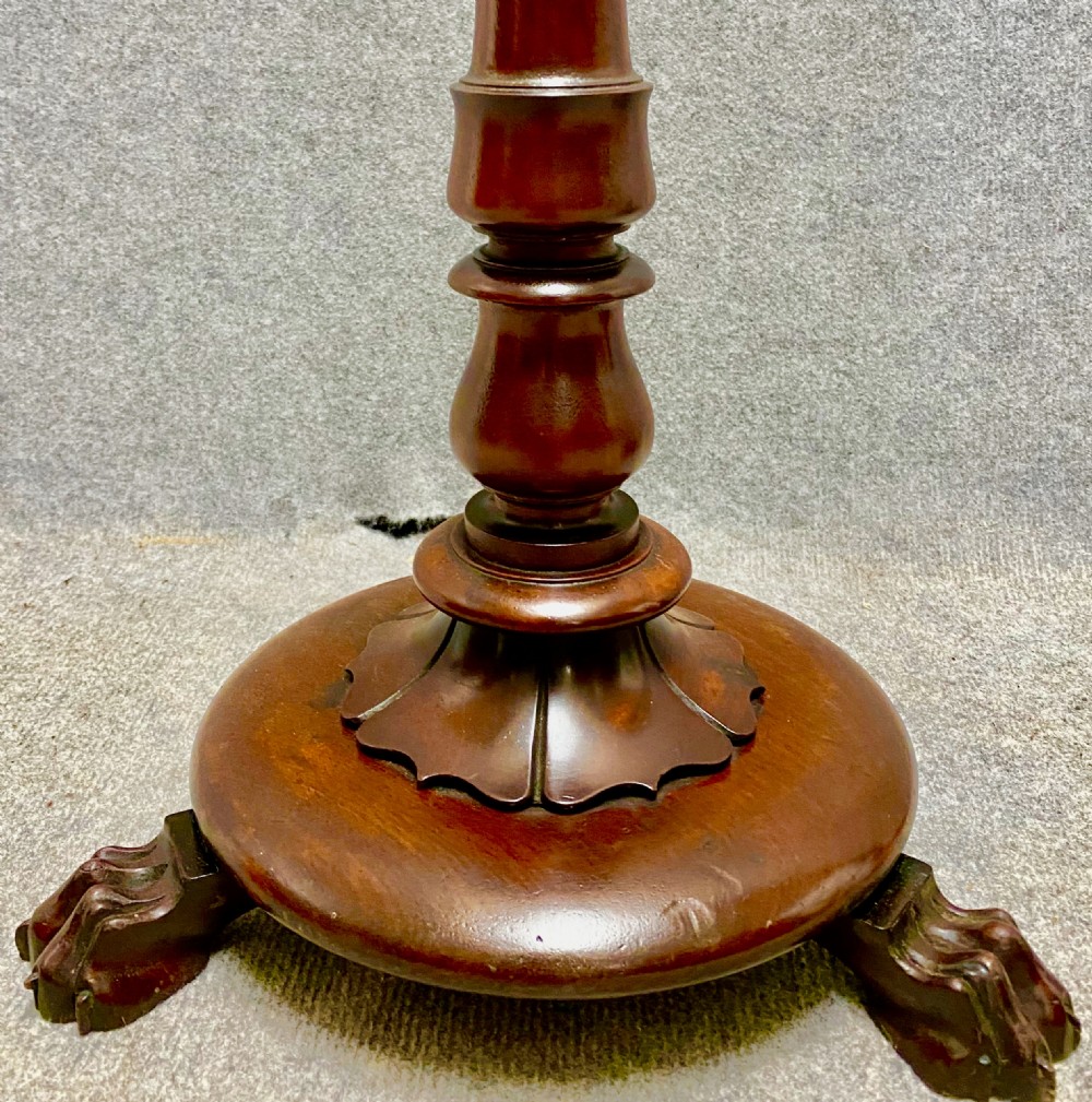Pair of Early Victorian Mahogany Pole Screens View VII