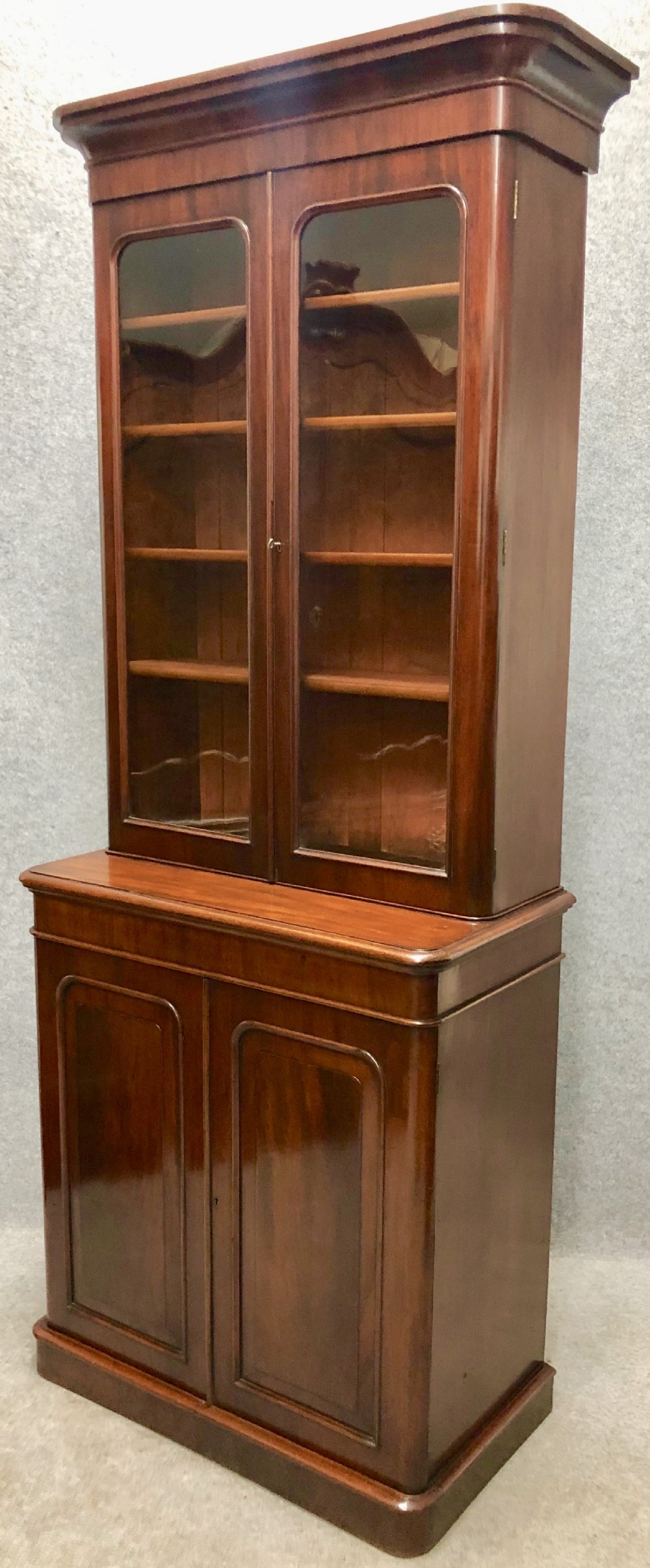 Good Quality Victorian Mahogany Bookcase