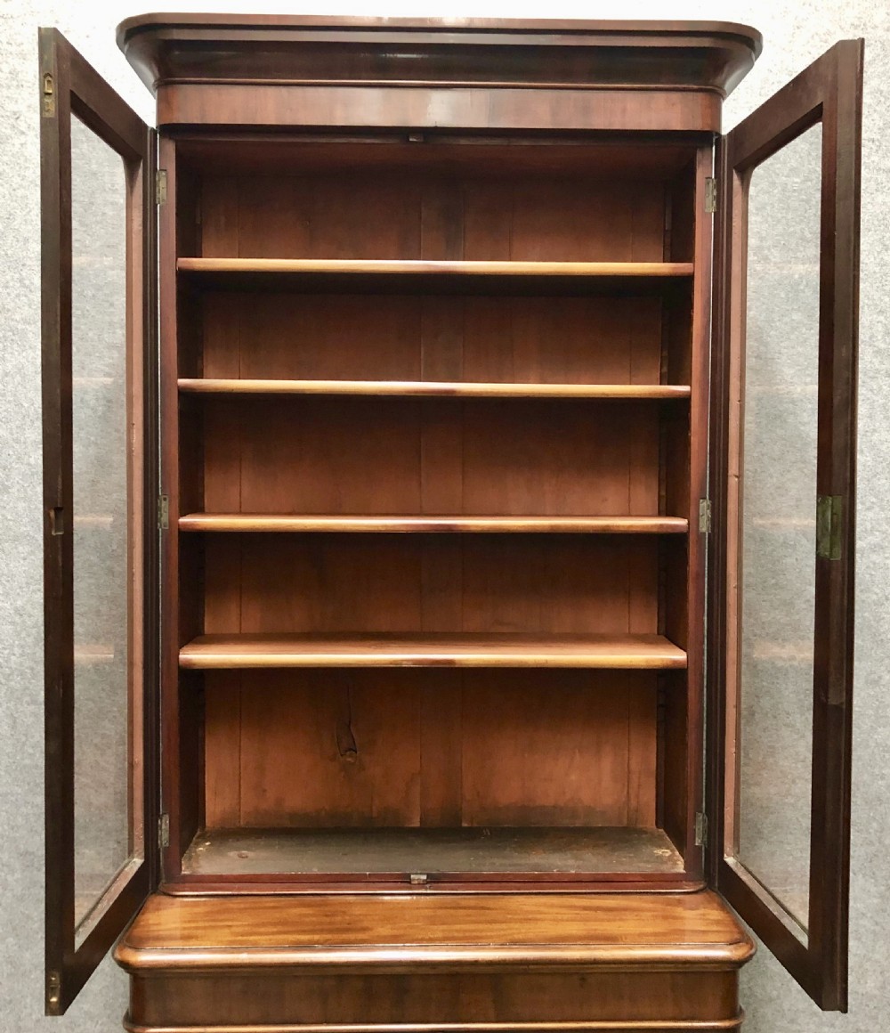 Good Quality Victorian Mahogany Bookcase View III