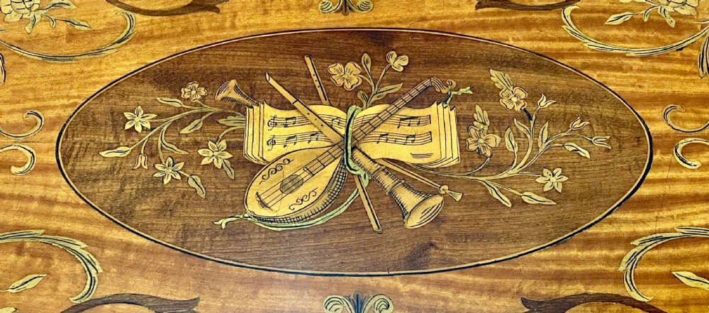 Stunning Sheraton Revival Satinwood Coffee Table View IV
