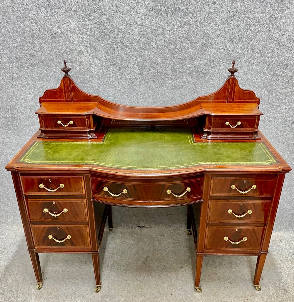 Maples & Co. Edwardian  Inlaid Desk
