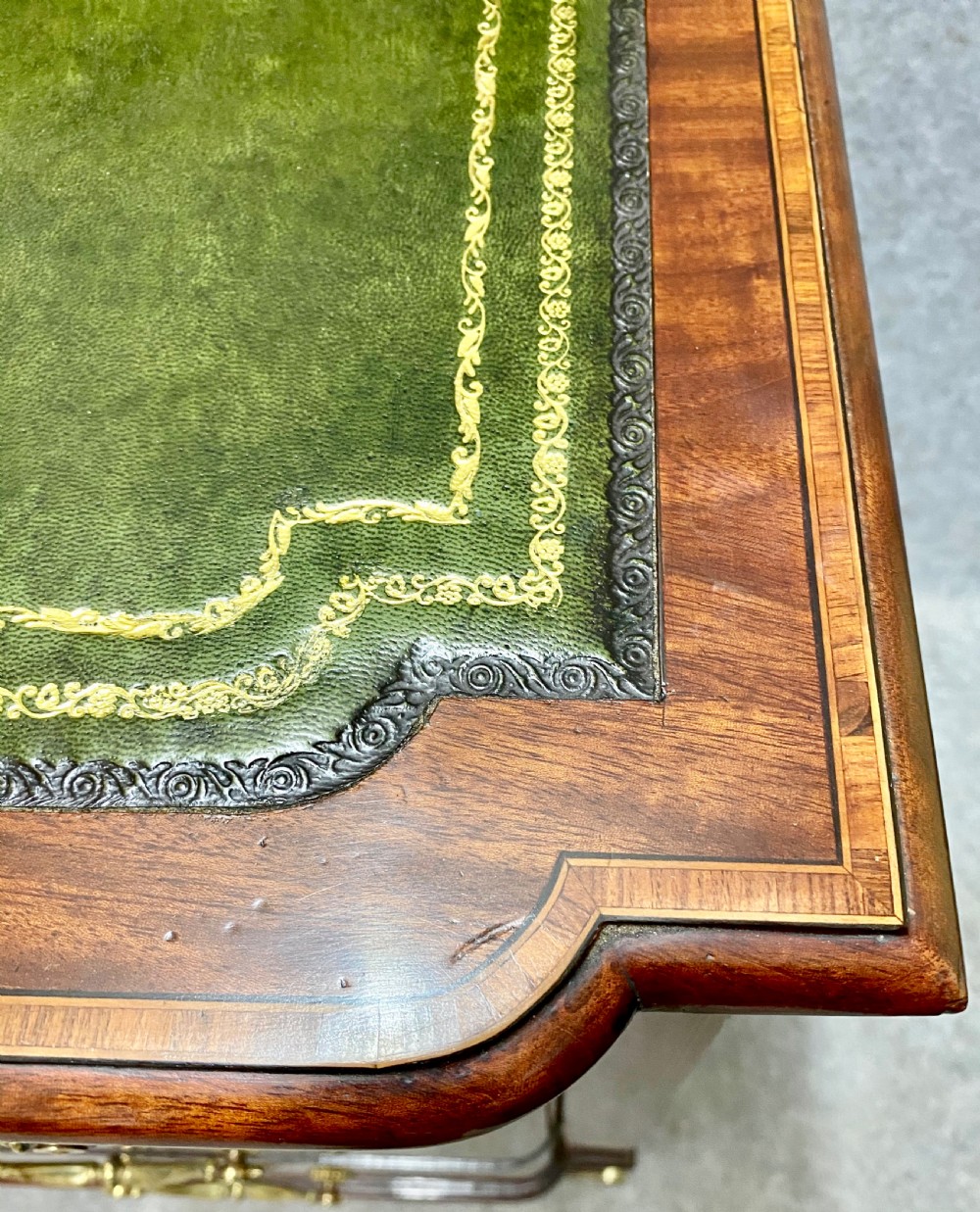 Maples & Co. Edwardian  Inlaid Desk View IV