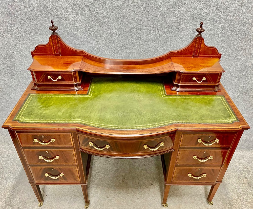 Maples & Co. Edwardian  Inlaid Desk View VII