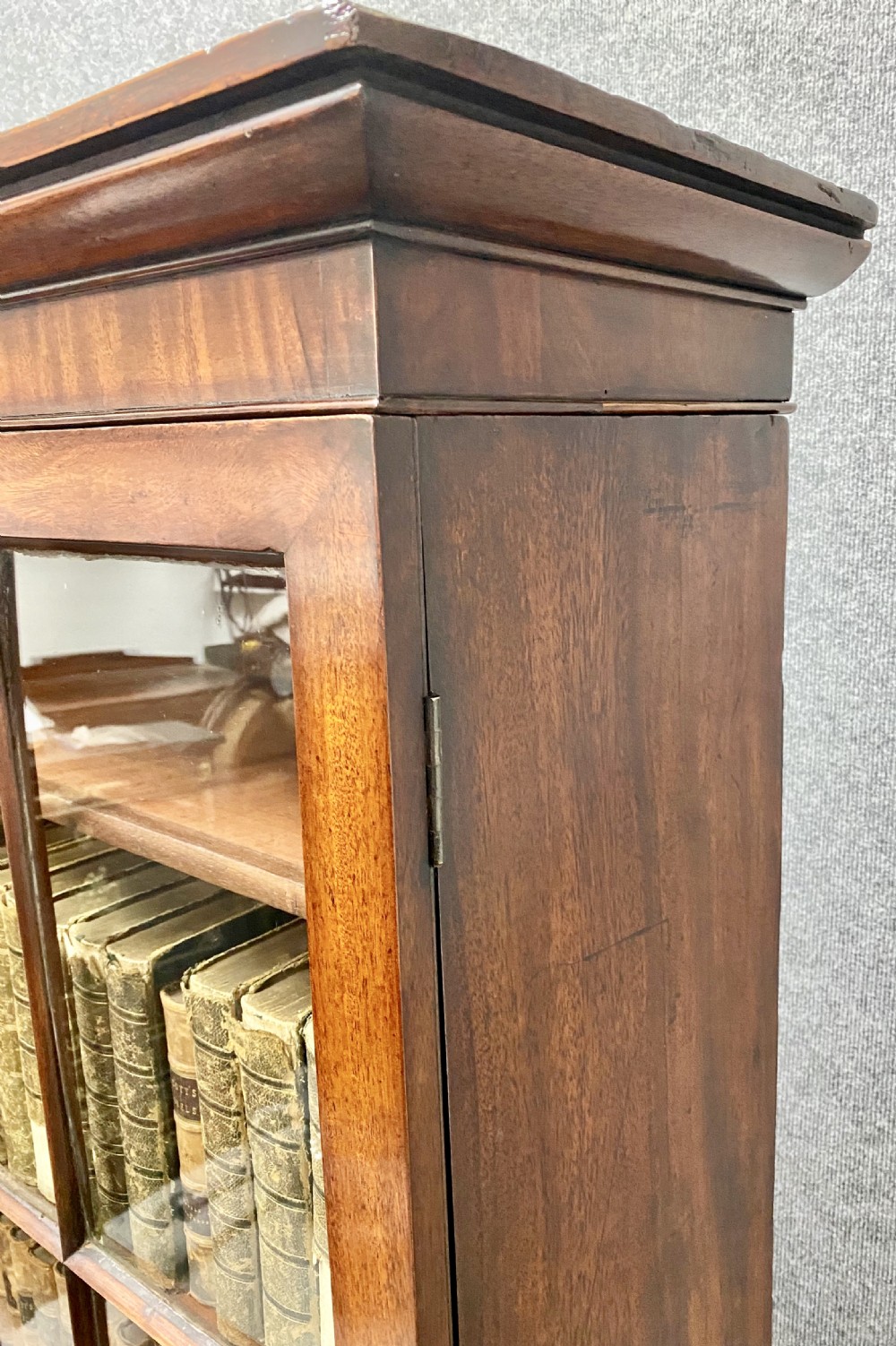 George IV Mahogany Breakfront Bookcase View XI